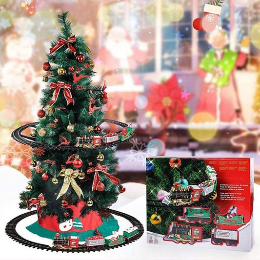 Christmas Tree Electric Train Set