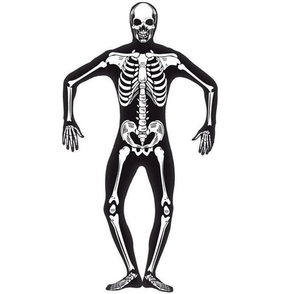 Skeleton Print Bodysuit