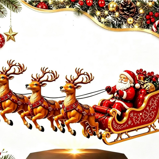 Christmas Sleigh Ornament