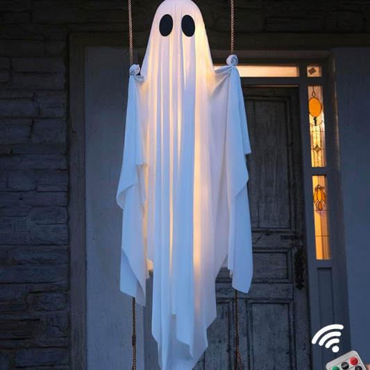 Glowing Swing Ghost Halloween Decoration