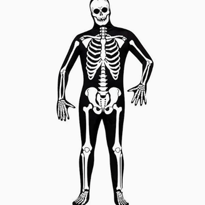 Skeleton Print Bodysuit